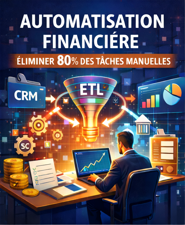 Automatisation financière : comment éliminer 80 % des tâches manuelles grâce à une architecture data-driven
